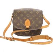 Louis Vuitton Vintage Pre-owned Canvas crossbodyvskor Brown, Dam