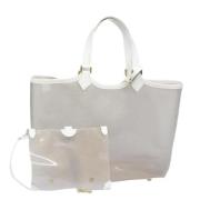 Louis Vuitton Vintage Pre-owned Vinyl totevskor White, Dam