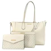 Michael Kors Pre-owned Pre-owned Laeder axelremsvskor White, Dam