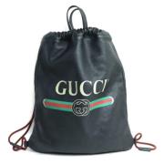 Gucci Vintage Pre-owned Laeder axelremsvskor Black, Dam