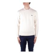 Lacoste Beige Logo Front Sweater Beige, Herr