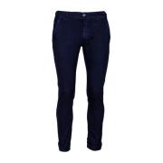 Dondup Slim Fit Herr Jeans, Tillverkad i Italien Blue, Herr