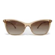 Chanel Vintage Pre-owned Plast solglasgon Brown, Dam