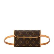 Louis Vuitton Vintage Pre-owned Canvas louis-vuitton-vskor Brown, Dam