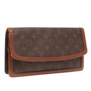 Louis Vuitton Vintage Pre-owned Canvas kuvertvskor Brown, Dam