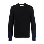 Comme des Garçons Tonal Design Stickad Tröja Black, Herr