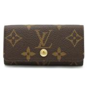 Louis Vuitton Vintage Pre-owned Canvas nyckelhllare Brown, Dam