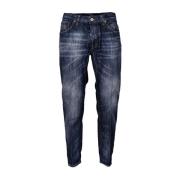 Dondup Herr Morot Passform Jeans, Låg Midja, Tillverkad i Italien Blue...