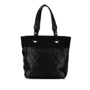 Chanel Vintage Pre-owned Canvas chanel-vskor Black, Dam