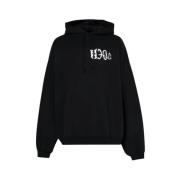 032c Bubble Hoodie i Svart Black, Herr