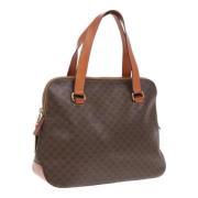 Celine Vintage Pre-owned Laeder handvskor Brown, Dam