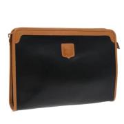 Celine Vintage Pre-owned Laeder kuvertvskor Black, Dam