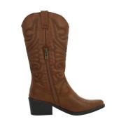 Mtng Western Style Cowboy Boots Brown, Dam