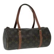 Louis Vuitton Vintage Pre-owned Canvas handvskor Brown, Dam