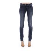 Jacob Cohën Slim Fit Jeans med Logodetaljer Blue, Dam