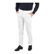 Corneliani Vita Chinos - Klassisk Stil White, Herr