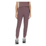 Calvin Klein Lila Polyester Vinterbyxor Kvinnor Purple, Dam