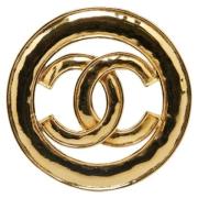 Chanel Vintage Pre-owned Tyg chanel-smycken Yellow, Dam