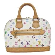 Louis Vuitton Vintage Pre-owned Canvas louis-vuitton-vskor White, Dam