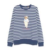 Polo Ralph Lauren Avslappnad Multifärgad Långärmad Sweatshirt Multicol...