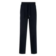 Brioni Mäns Grå Fitness Sweatpants Casual Stil Blue, Herr