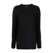 Rag & Bone Casual Svart Tröja med Alpacka Ull Black, Dam