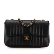 Chanel Vintage Pre-owned Tyg chanel-vskor Black, Dam