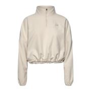 New Balance Fleece Half Zip Pullover Beige, Dam