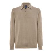 Boggi Milano Merinoull polo 12 Gg Beige, Herr