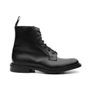 Tricker's Klassiska Läder Ankelboots Black, Herr