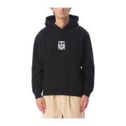 Obey Icon Extra Heavy Hood II - Svart Black, Herr