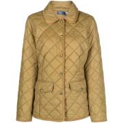 Polo Ralph Lauren Isolerad Puffer Dunjacka Beige Beige, Dam