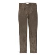 Seductive Velour Stretch Chino Byxor Brown, Dam