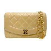 Chanel Vintage Pre-owned Laeder chanel-vskor Beige, Dam