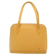 Louis Vuitton Vintage Pre-owned Laeder louis-vuitton-vskor Yellow, Dam