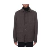 Circolo 1901 Brun Overshirt med Knappstängning Brown, Herr