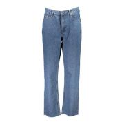 Tommy Hilfiger Klassiska Straight Denim Jeans Blå Blue, Dam