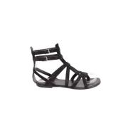 Yves Saint Laurent Vintage Pre-owned Mocka sandaler Black, Dam