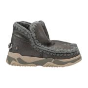 Mou Eskimo Trainer med Rhinestone Dust Iron Gray, Dam