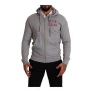 Hackett Sweatshirt med dragkedja Hoodies Gray, Herr