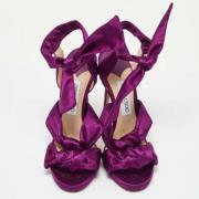 Jimmy Choo Pre-owned Pre-owned Satin sandaler Purple, Dam