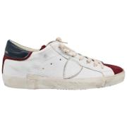 Philippe Model Låg Topp Sneakers West Mixage Blanc Multicolor, Herr