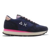 Sun68 Ally Solid Navy Blue Löparskor Multicolor, Dam