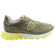 Philippe Model Låg Neon Militär Sneakers Multicolor, Herr