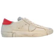 Philippe Model Vintage Mixage Låg Topp Sneakers Beige, Herr