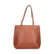 Rieker Casual Beige Toteväska Brown, Dam