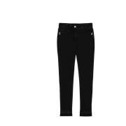 Patrizia Pepe Slim Fit Svarta Denim Jeans Black, Dam