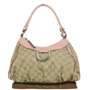 Gucci Vintage Pre-owned Canvas gucci-vskor Beige, Dam