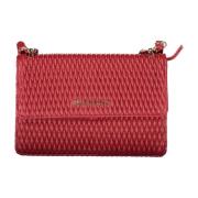 Valentino by Mario Valentino Röd Kedja Crossbody Väska med Dragkedja R...