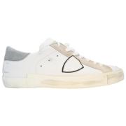 Philippe Model Låg Topp Sneakers Mixage Pop Blanc Denim Beige, Herr